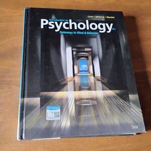 Introduction to Psychology Gateways to Mind & Behavior 15th Edition Textbook‎